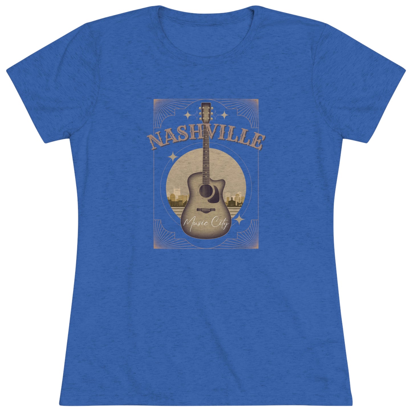 Nashville Music City Women's Tri-blend T-shirt