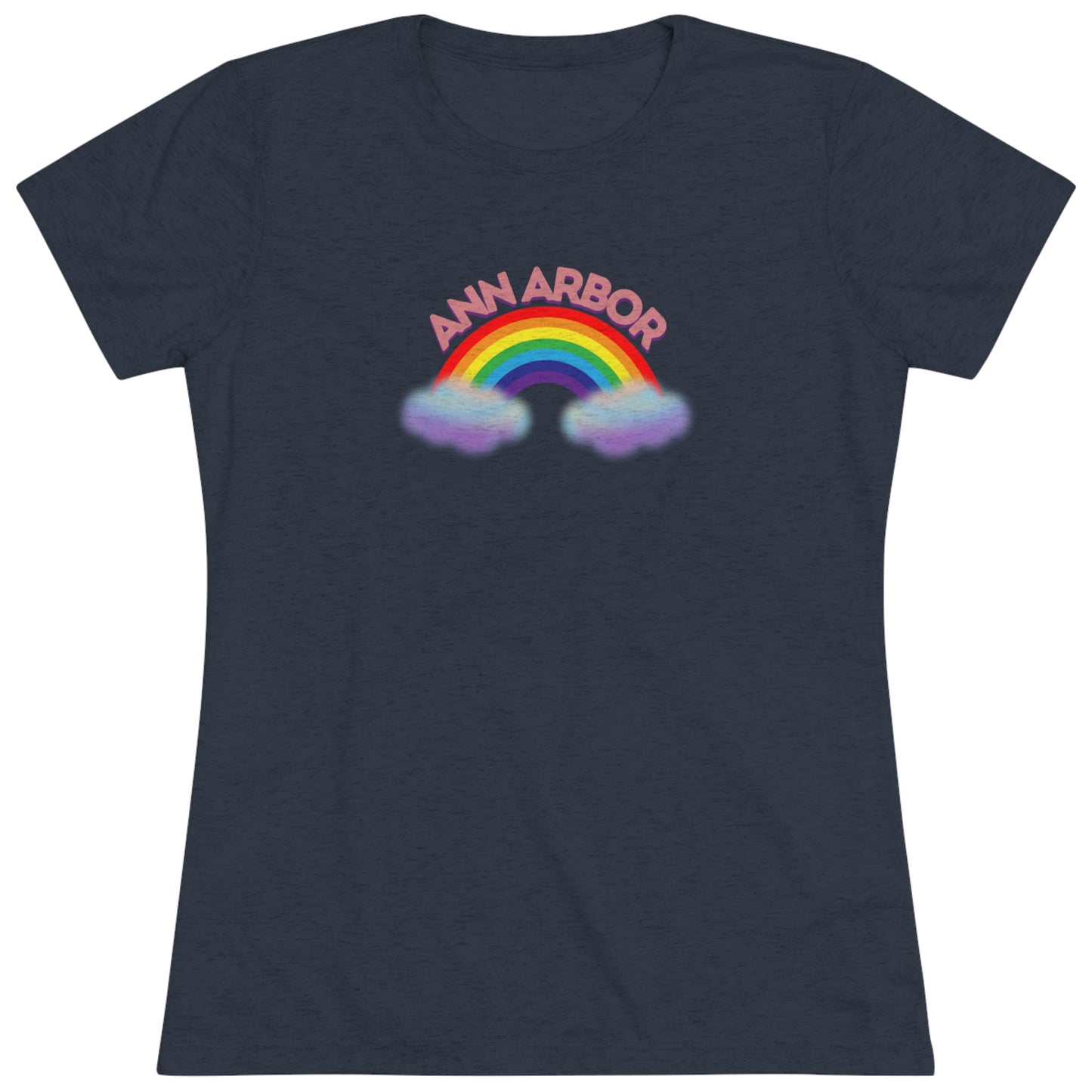 Ann Arbor Rainbow (alt) Women's Tri-blend T-shirt