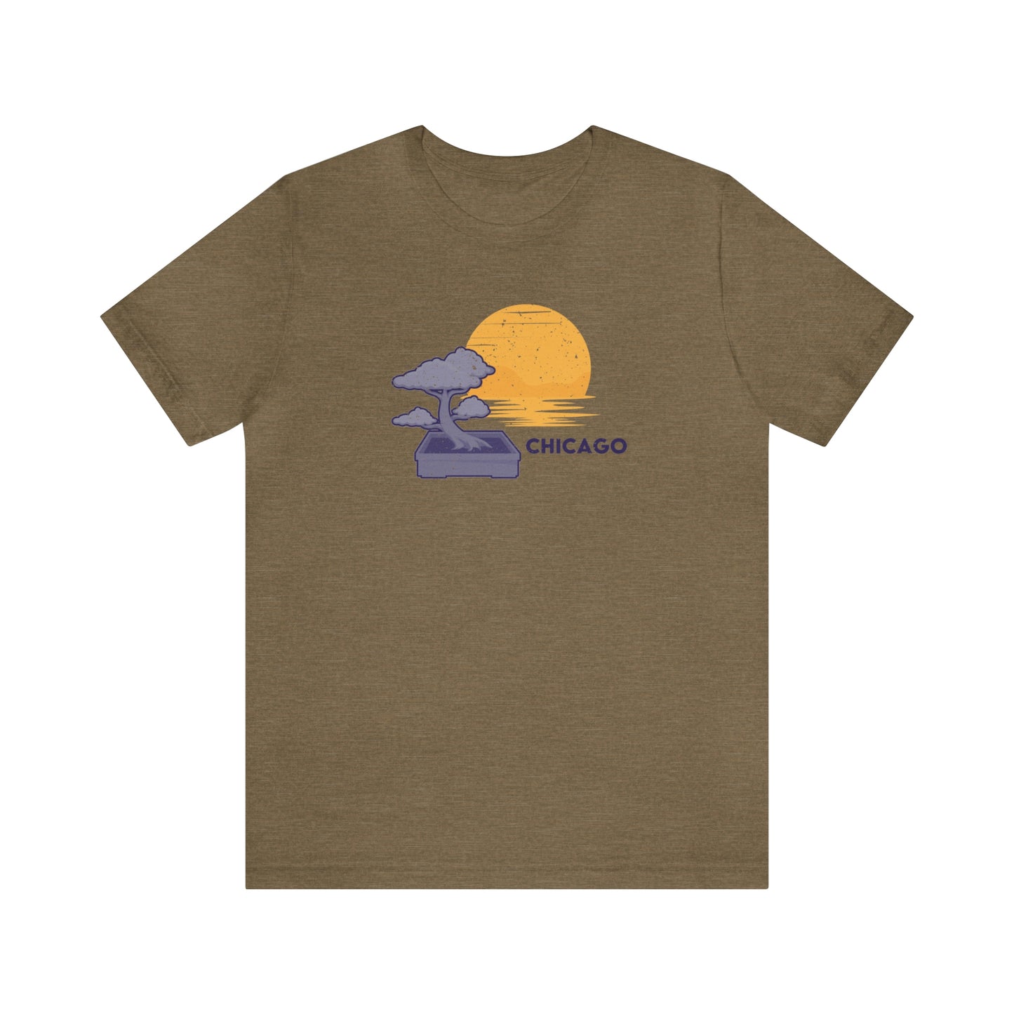 Chicago Bonsai Tree Unisex T-shirt