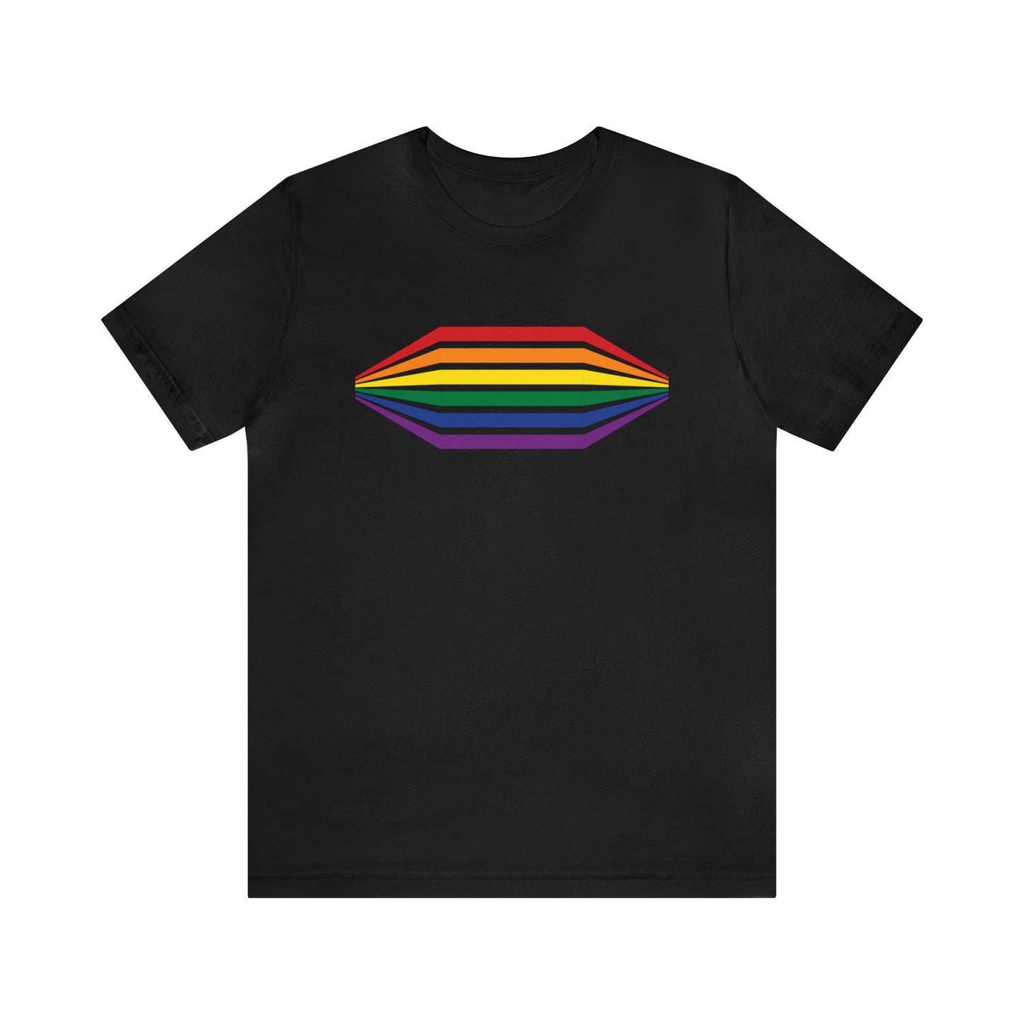 Geometric Rainbow Unisex T-shirt