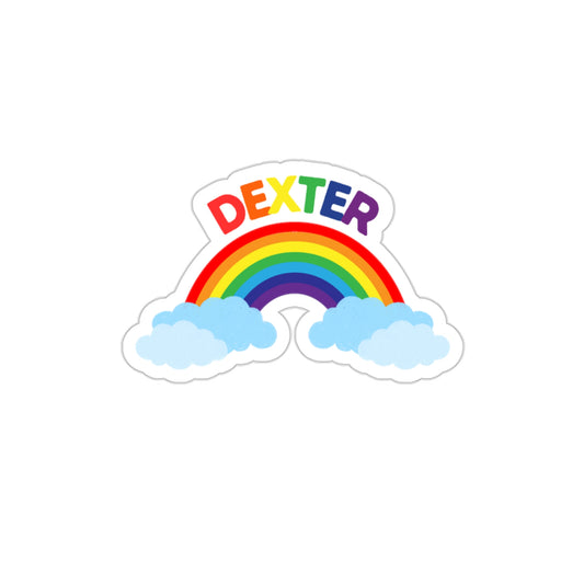 Dexter Rainbow Die-Cut Stickers