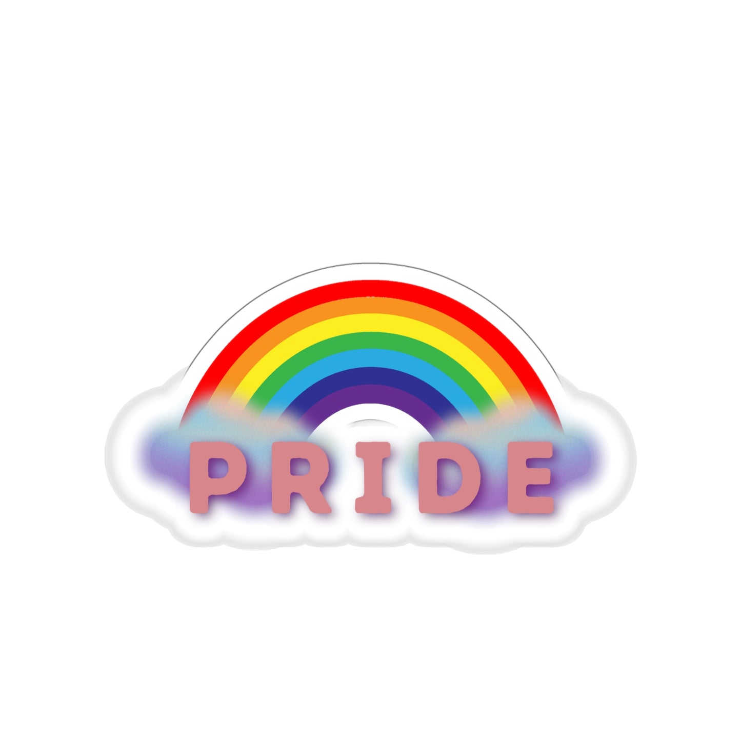 Pride Rainbow (alt) Die-Cut Stickers