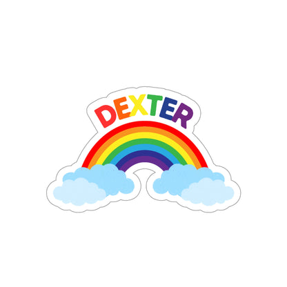 Dexter Rainbow Die-Cut Stickers