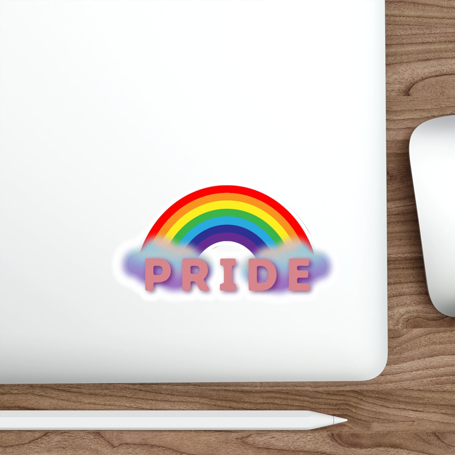 Pride Rainbow (alt) Die-Cut Stickers