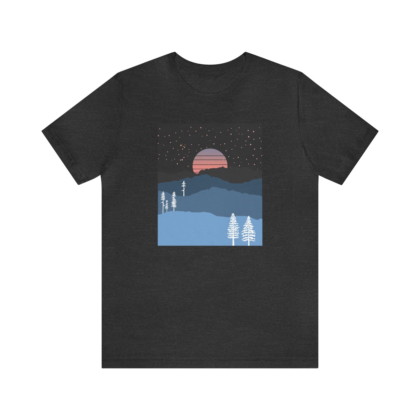 Mountain Moon Rise Unisex T-shirt