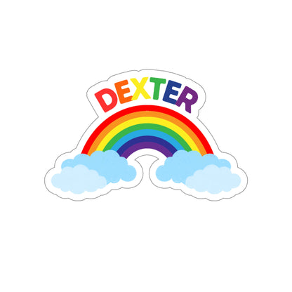 Dexter Rainbow Die-Cut Stickers