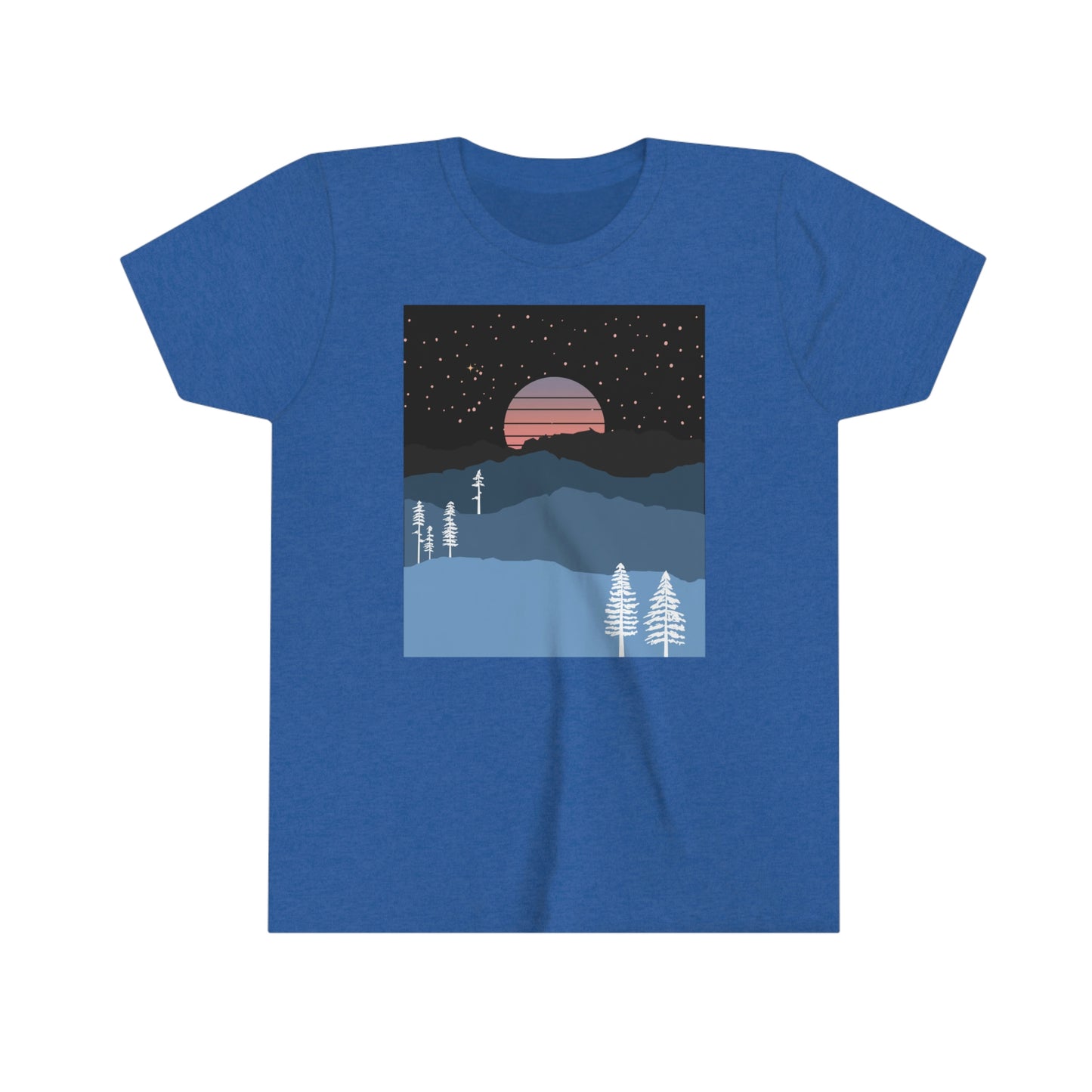 Mountain Moon Rise Youth T-shirt