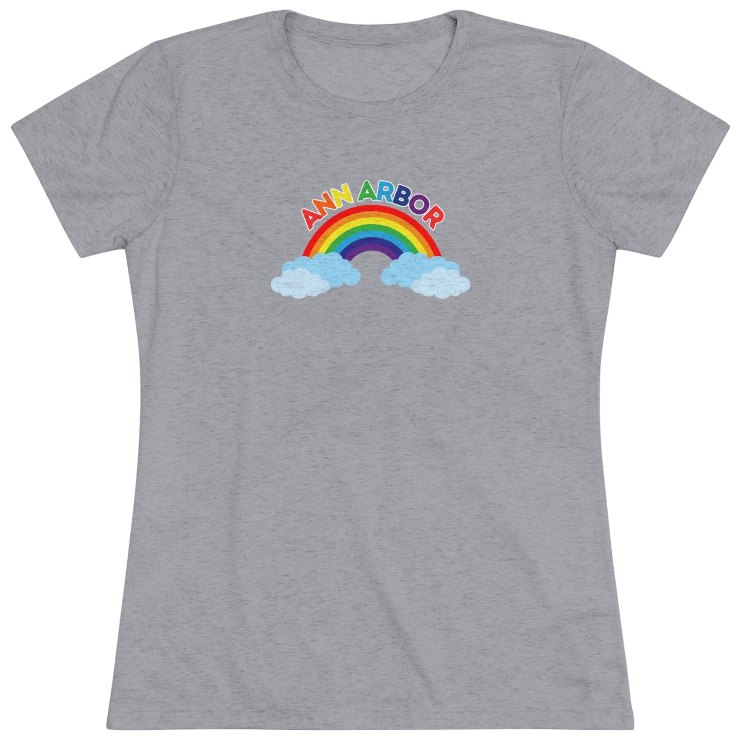 Ann Arbor Rainbow Women's Tri-blend T-shirt