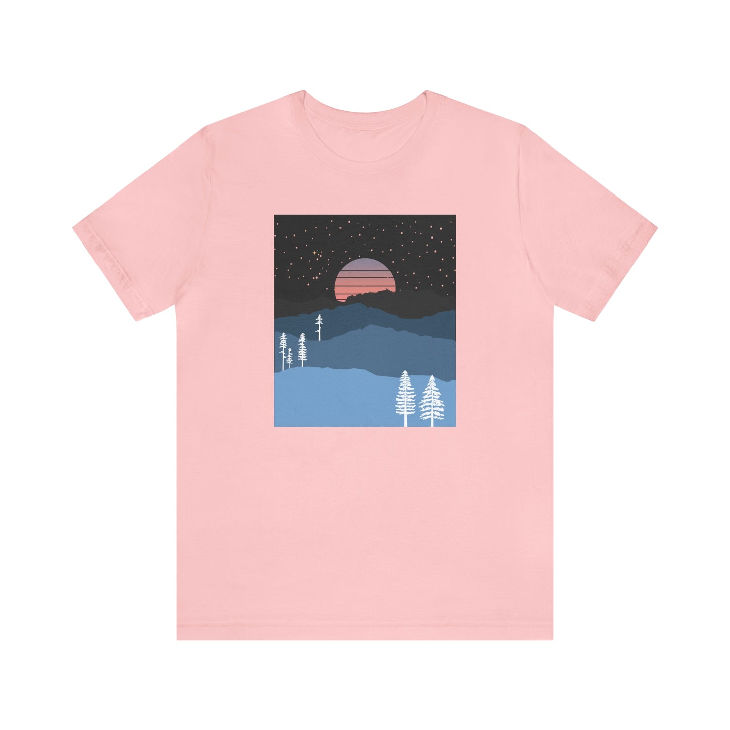 Mountain Moon Rise Unisex T-shirt